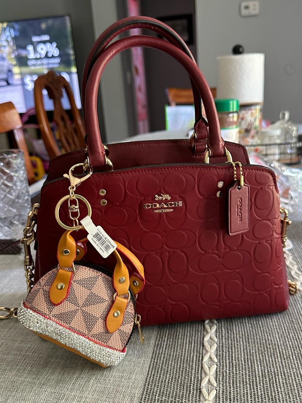 Mini Coin purse Bag charm